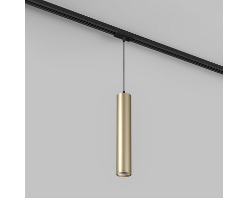 DK6210-BG Трековый светильник IP 20, 15 Вт, GU10, матовое золото с черным, алюминий