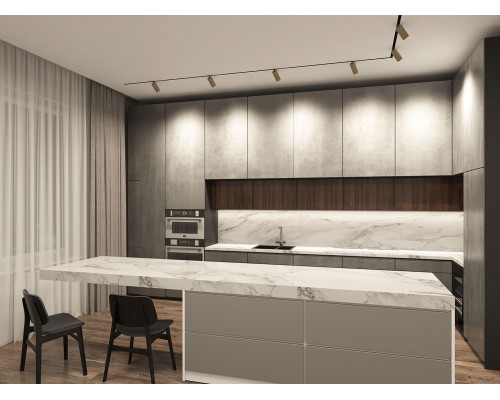 DK8020-BG Акцентный светильник SMART SPOT 20W DIM 3000K-6000K, матовое золото с черным