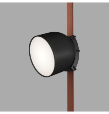 DK5642-BK Поворотный светильник для трека-ремня Belty Smart, серия Spot, со светодиодом, D100*H107мм, 48V DC, 12W, RA90, 120°, 3000-5700K, IP20, черный, алюминий