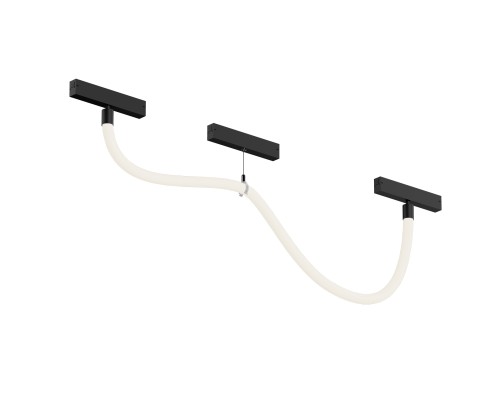 DK8060-BK Гибкий рассеивающий матовый светильник SMART RAY 18W DIM 3000K-6000K, длина плафона 1.5м, черный