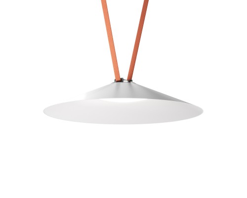 DK5568-WH+BK Cветильник для трека-ремня Belty, серия Flow, со светодиодом, D600*H122мм, 48V DC, 24W, RA90, 120°, 4000K, IP20, белый с черным, алюминий