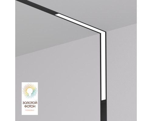 DK8015-BK Угловой трековый светильник SMART LINEAR со светодиодом, L312*312, 220V, 18W, 3000-6000К, IP20, черный, алюминий
