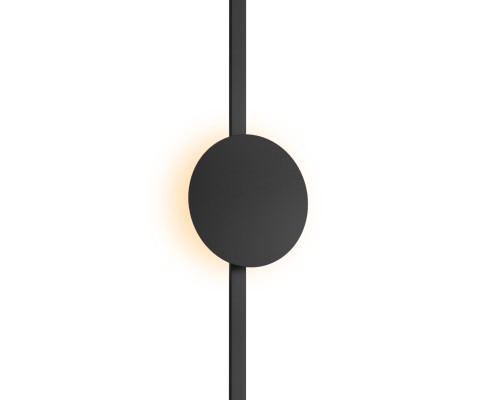 DK5320-BK Светильник для трека Air, серия Reflex 3000 со светодиодом, ?180*H23мм, 48V DC, 5W, RA?90, 120°, 3000K, IP20, черный, алюминий