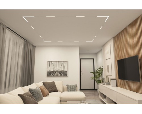 DK8014-WH Угловой светильник SMART LINEAR ANGLE 18W DIM 3000K-6000K, белый