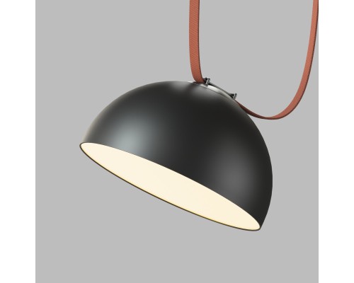 DK5563-BK Cветильник для трека-ремня Belty, серия Flow со светодиодом, D300*H171мм, 48V DC, 28W, RA90, 120°, 3000K, IP20, черный, алюминий