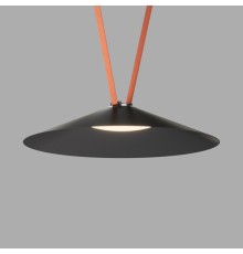 DK5569-BK Cветильник для трека-ремня Belty, серия Flow, со светодиодом, D600*H122мм, 48V DC, 24W, RA90, 120°, 3000K, IP20, черный, алюминий