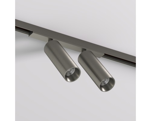 DK5742-DN Светильник для трека SHINE SPOT со светодиодом, D35*H100, 48V DC, 8W*2 , RA?90, 3000K, IP20, темный никель, алюминий