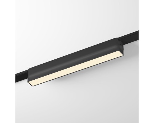 DK5300-BK Светильник для трека Air, серия Linear 3000 со светодиодом, L230*W26*H36мм, 48V DC, 9W, RA?90, 120°, 3000K, IP20, черный, алюминий