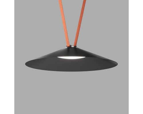 DK5668-BK Cветильник для трека-ремня Belty Smart, серия Flow, со светодиодом, D600*H122мм, 48V DC, 24W, RA90, 120°, 2700-6500K, IP20, черный, алюминий