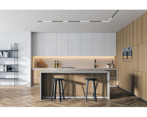 DK8004-CONN-BK Трековый светильник-коннектор SMART LINEAR, IP20, 18W, DIM, 3000K-6000K, черный