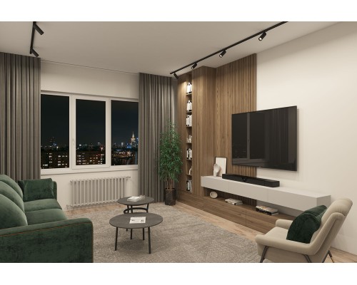 DK6202-BK Трековый светильник IP 20, 15 Вт, GU10, черный, алюминий