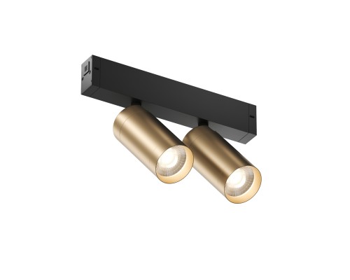 DK8012-BG Акцентный светильник SMART SPOT DOUBLE 2x9W DIM 3000K-6000K, матовое золото с черным