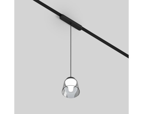 DK5347-BK Светильник для трека Air, серия Hang 4000 со светодиодом, ?90*86mm, 48V DC, 4W, RA?95, 120°, 4000K, IP20, черный, алюминий, стекло, акрил
