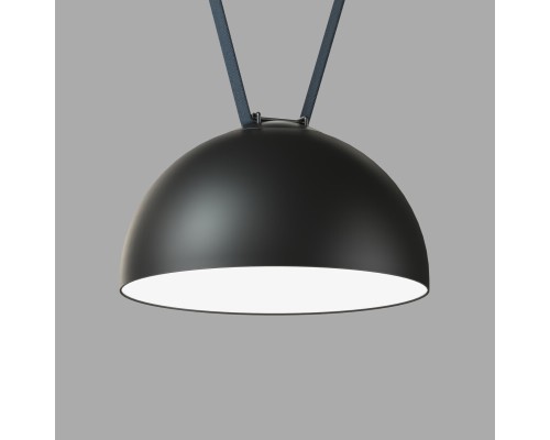 DK5562-BK Cветильник для трека-ремня Belty, серия Flow со светодиодом, D300*H171мм, 48V DC, 28W, RA90, 120°, 4000K, IP20, черный, алюминий