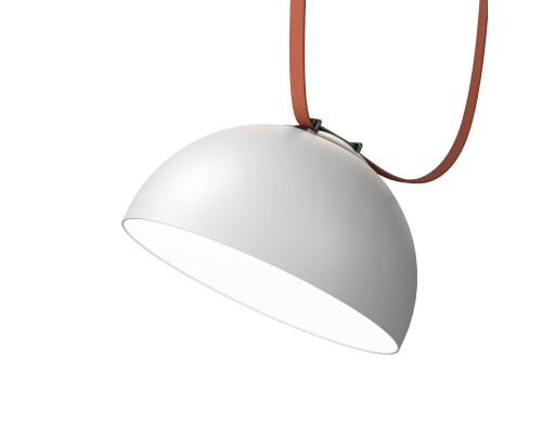 DK5662-WH+BK Cветильник для трека-ремня Belty Smart, серия Flow, со светодиодом, D300*H171мм, 48V DC, 28W, RA90, 120°, 3000-5700K, IP20, белый с черным, алюминий