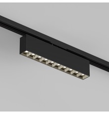 DK6434-BK Поворотный однофазный трековый светильник EDDER со светодиодом L273mm 220V 20W 30° 3000K IP20 черный алюминий