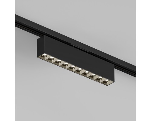 DK6434-BK Поворотный однофазный трековый светильник EDDER со светодиодом L273mm 220V 20W 30° 3000K IP20 черный алюминий