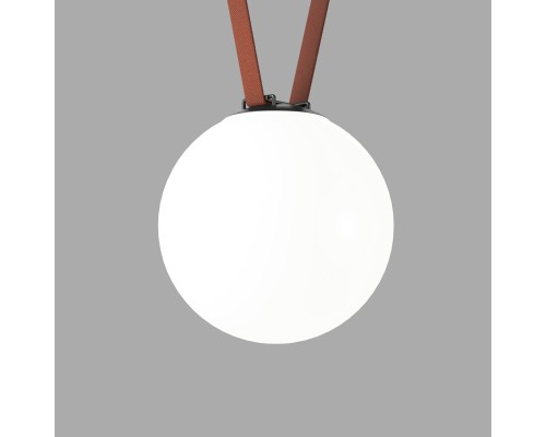 DK5554-BK Cветильник для трека-ремня Belty, серия Orb, со светодиодом, D230*H236мм, 48V DC, 15W, RA90, 120°, 4000K, IP20, черный, акрил