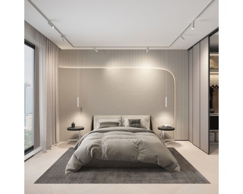 DK6210-WH Трековый светильник IP 20, 15 Вт, GU10, белый, алюминий