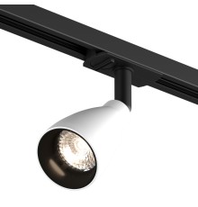 DK6050-BW+BK Трековый светильник IP 20, 15 Вт, GU10, черный с белым, алюминий, пластик