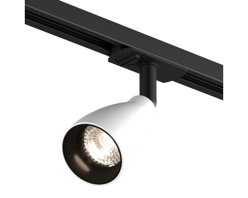 DK6050-BW+BK Трековый светильник IP 20, 15 Вт, GU10, черный с белым, алюминий, пластик