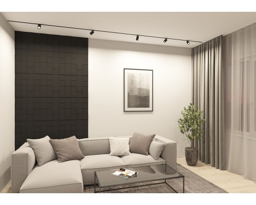 DK6201-BK Трековый светильник IP 20, 15 Вт, GU5.3, черный, алюминий