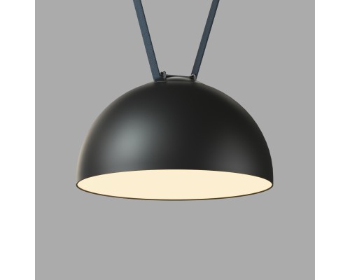 DK5563-BK Cветильник для трека-ремня Belty, серия Flow со светодиодом, D300*H171мм, 48V DC, 28W, RA90, 120°, 3000K, IP20, черный, алюминий