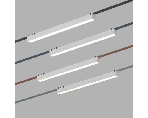 DK5676-WH Cветильник для трека-ремня Belty Smart, серия Linear, со светодиодом, L642*W40*H45мм, 48V DC, 24W, RA90, 120°, 2700-6000K, IP20, белый, алюминий