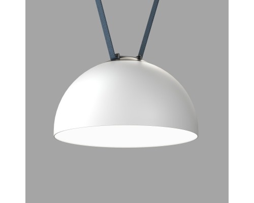 DK5662-WH+BK Cветильник для трека-ремня Belty Smart, серия Flow, со светодиодом, D300*H171мм, 48V DC, 28W, RA90, 120°, 3000-5700K, IP20, белый с черным, алюминий