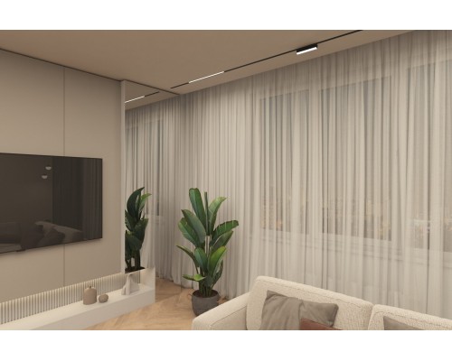 DK8009-BK Поворотный матовый светильни SMART 9W DIM 3000K-6000K черный