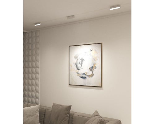 DK8009-WH Поворотный матовый светильник SMART 9W DIM 3000K-6000K белый