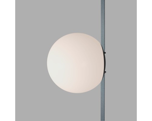 DK5550-BK Cветильник для трека-ремня Belty, серия Orb, со светодиодом, D150*H147мм, 48V DC, 10W, RA90, 120°, 4000K, IP20, белый, акрил