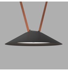 DK5564-BK Cветильник для трека-ремня Belty, серия Flow, со светодиодом, D300*H71мм, 48V DC, 20W, RA90, 120°, 4000K, IP20, черный, алюминий