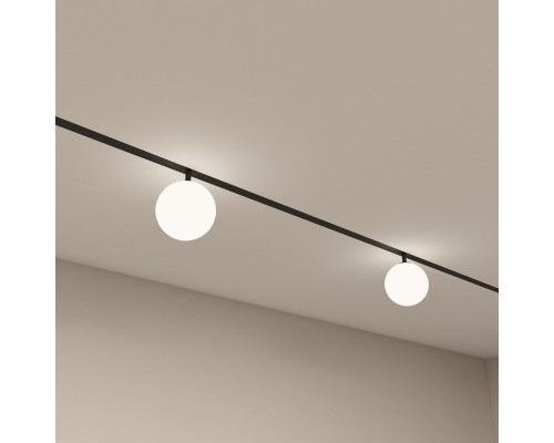 DK8051-BK Рассеивающий светильник SMART MOON 5W DIM 3000K-6000K, ?130мм, черный, акрил