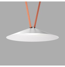 DK5568-WH+BK Cветильник для трека-ремня Belty, серия Flow, со светодиодом, D600*H122мм, 48V DC, 24W, RA90, 120°, 4000K, IP20, белый с черным, алюминий