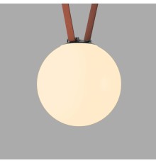 DK5555-BK Cветильник для трека-ремня Belty, серия Orb, со светодиодом, D230*H236мм, 48V DC, 15W, RA90, 120°, 3000K, IP20, черный, акрил