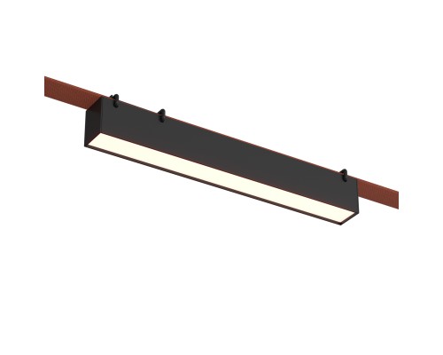 DK5575-BK Cветильник для трека-ремня Belty, серия Linear, со светодиодом, L323*W40*H45мм, 48V DC, 12W, RA90, 120°, 3000K, IP20, черный, алюминий