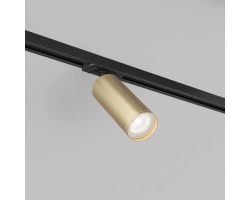 DK6202-BG Трековый светильник IP 20, 15 Вт, GU10, матовое золото с черным, алюминий