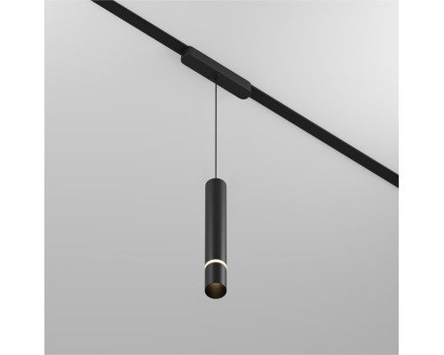 DK5315-BK Светильник для трека Air, серия Hang 3000 со светодиодом, ?35*257мм, 48V DC, 5W, RA?95, 24°, 3000K, IP20, черный, алюминий