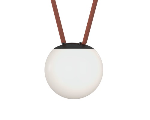 DK5551-BK Cветильник для трека-ремня Belty, серия Orb, со светодиодом, D150*H147мм, 48V DC, 10W, RA90, 120°, 3000K, IP20, белый, акрил