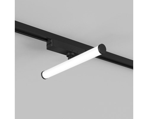 DK6448-BK Поворотный однофазный трековый светильник STROM со светодиодом L300mm 220V 10W 150° 4000K IP20 черный алюминий/акрил