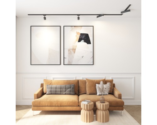 DK6440-BK Трековый светильник IP 20, 10 Вт, LED 4000, черный, алюминий