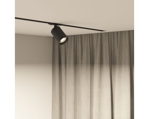 DK6201-BK Трековый светильник IP 20, 15 Вт, GU5.3, черный, алюминий