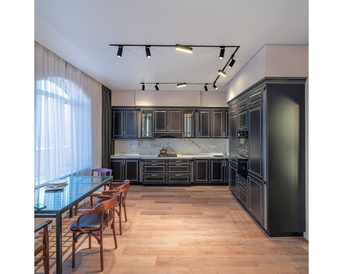 DK6430-BK Трековый светильник IP 20, 10 Вт, LED 3000, черный, алюминий