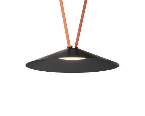 DK5569-BK Cветильник для трека-ремня Belty, серия Flow, со светодиодом, D600*H122мм, 48V DC, 24W, RA90, 120°, 3000K, IP20, черный, алюминий