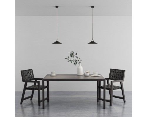 DK5664-BK Cветильник для трека-ремня Belty Smart, серия Flow, со светодиодом, D300*H71мм, 48V DC, 20W, RA90, 120°, 2700-6500K, IP20, черный, алюминий