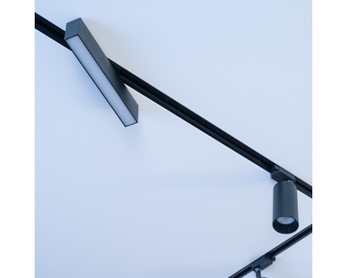 DK6430-BK Трековый светильник IP 20, 10 Вт, LED 3000, черный, алюминий