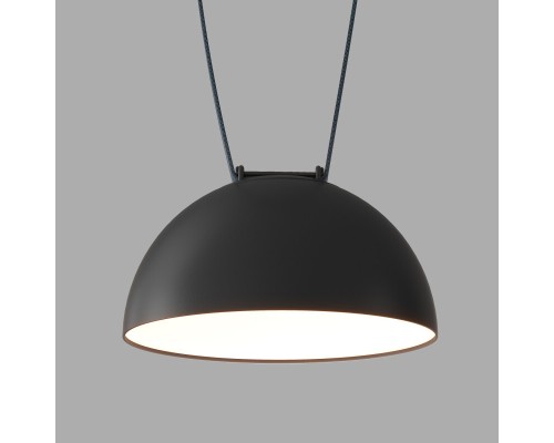 DK5560-BK Cветильник для трека-ремня Belty, серия Flow со светодиодом, D220*H117мм, 48V DC, 24W, RA90, 120°, 4000K, IP20, черный, алюминий