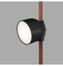 DK5542-BK Поворотный светильник для трека-ремня Belty, серия Spot, со светодиодом, D100*H107мм, 48V DC, 12W, RA90, 120°, 4000K, IP20, черный, алюминий