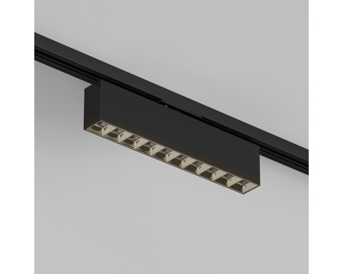 DK6434-BK Поворотный однофазный трековый светильник EDDER со светодиодом L273mm 220V 20W 30° 3000K IP20 черный алюминий